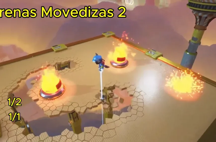 Completa Arenas Movedizas 2 al 100% en Astro Bot