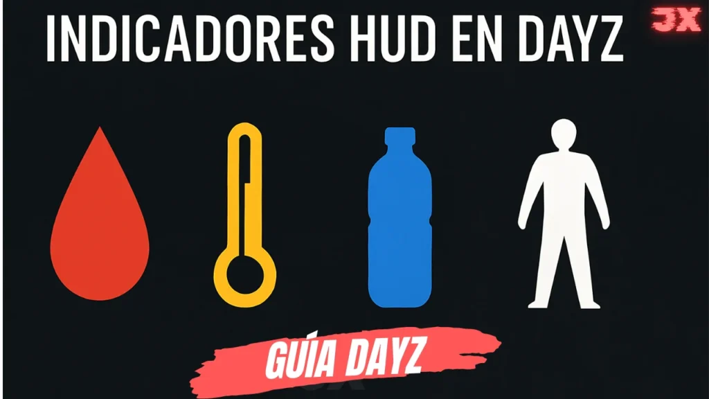 Indicadores HUD en DayZ