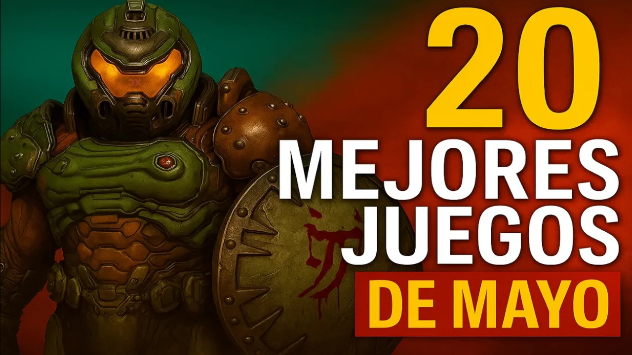 🎮 TOP 20 MEJORES VIDEOJUEGOS DE MAYO 2025