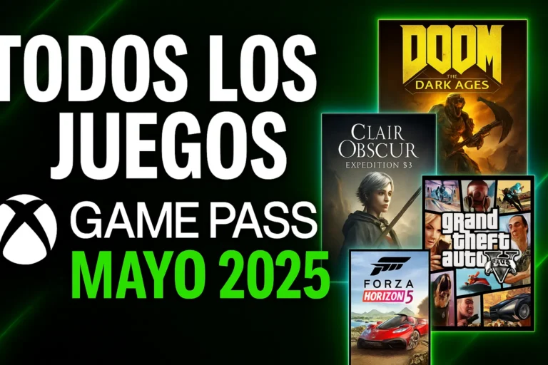 Juegos de Xbox Game Pass Mayo 2025